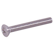 HANDI-MAN MARINE 5/16"-18 x 2-1/2 in Phillips Oval Machine Screw, Plain Stainless Steel B-711